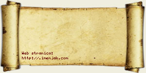 Jelisaveta Dimić vizit kartica